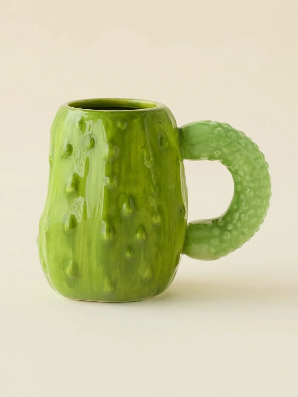 Urban Outfitters Lime Green Pickle Mug & Trinket Dish Set
